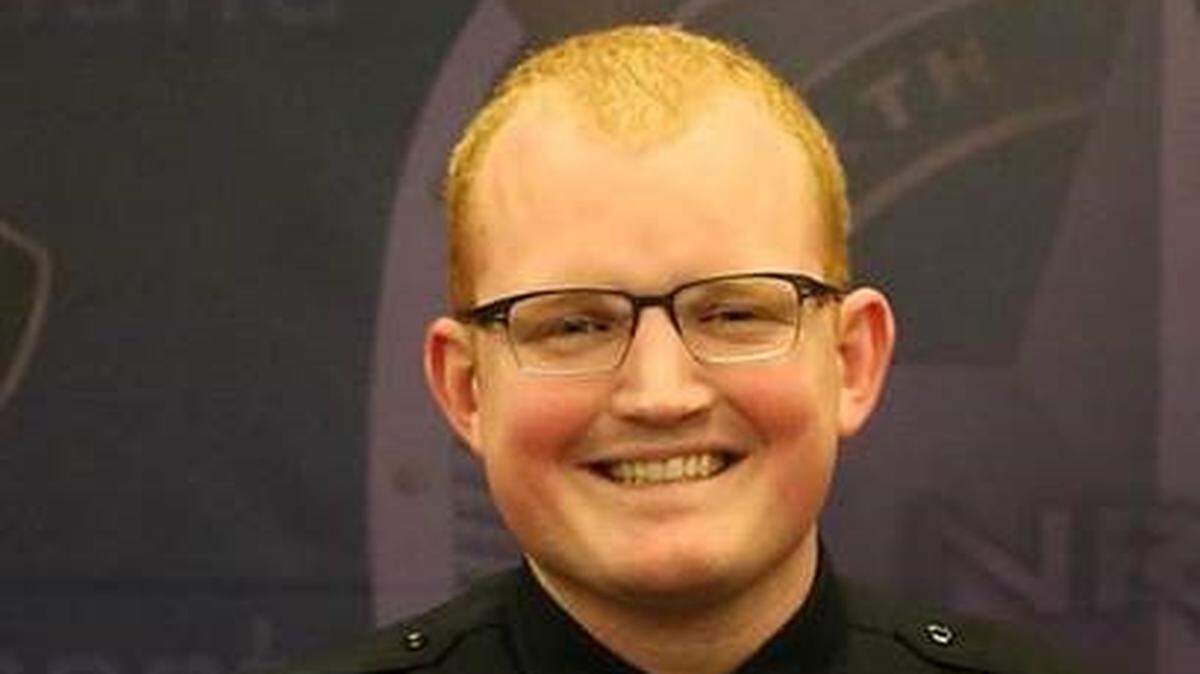 North Richland Hills police officer Caleb Rainey, 25, has died, police said.