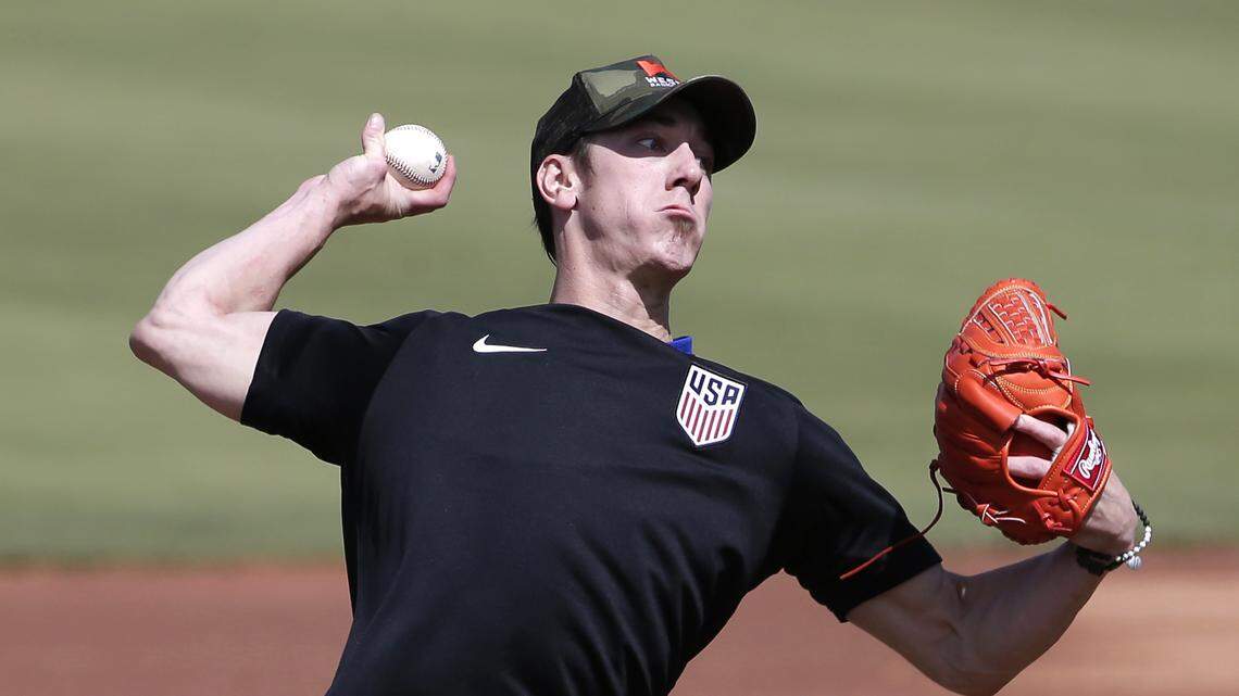 Tim Lincecum, seen here throwing for MLB scouts in Scottsdale, Ariz., in May 2016, was placed on the 60-day disabled list by the Rangers on Sunday. It gives the right-hander more time to prepare and it gives the Rangers more roster options and protection in case Lincecum struggles to perform during a rehab assignment, which he can start April 28. He's eligible to join the Rangers' roster on May 28.