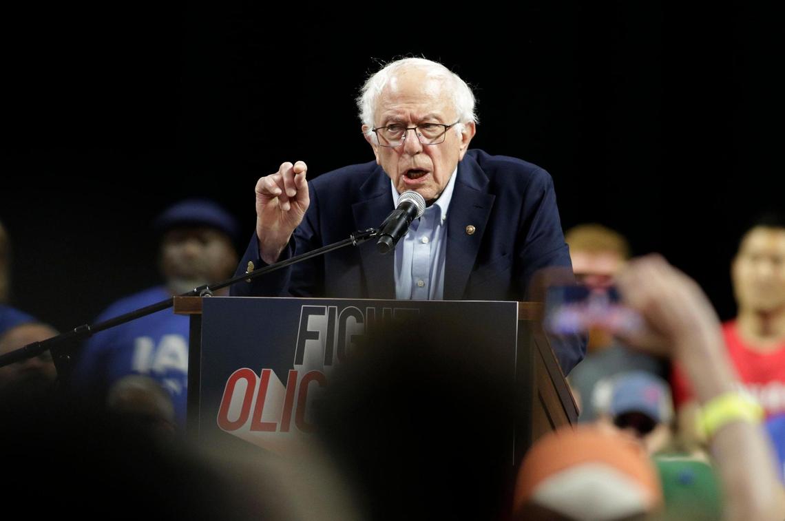 Bernie Sanders speaks at “Fighting Oligarchy: Where We Go From Here” tour stop at Dickies Arena on Sunday June 22, 2025.