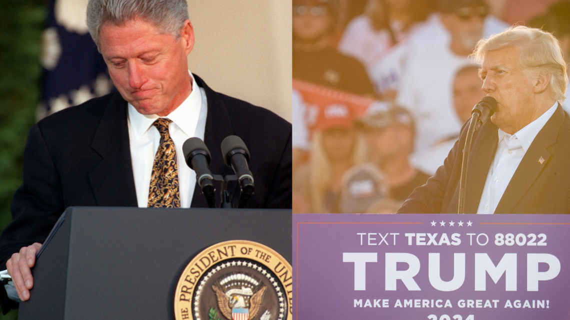 Now Democrats care if a pol tries to hide an affair? Nah. It’s just a way to get Trump | Opinion