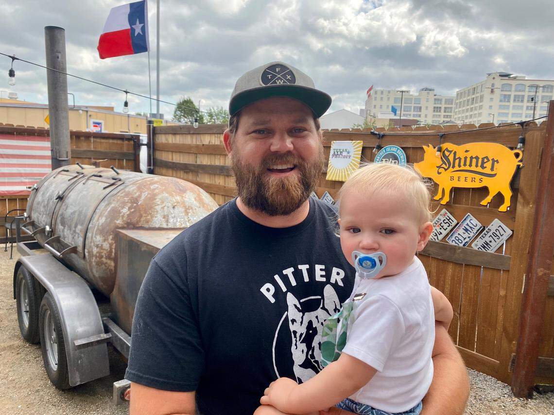 Dayne Weaver and son Jake are hoping for a lift if Dayne’s Craft Barbecue makes the Texas Monthly Top 50.