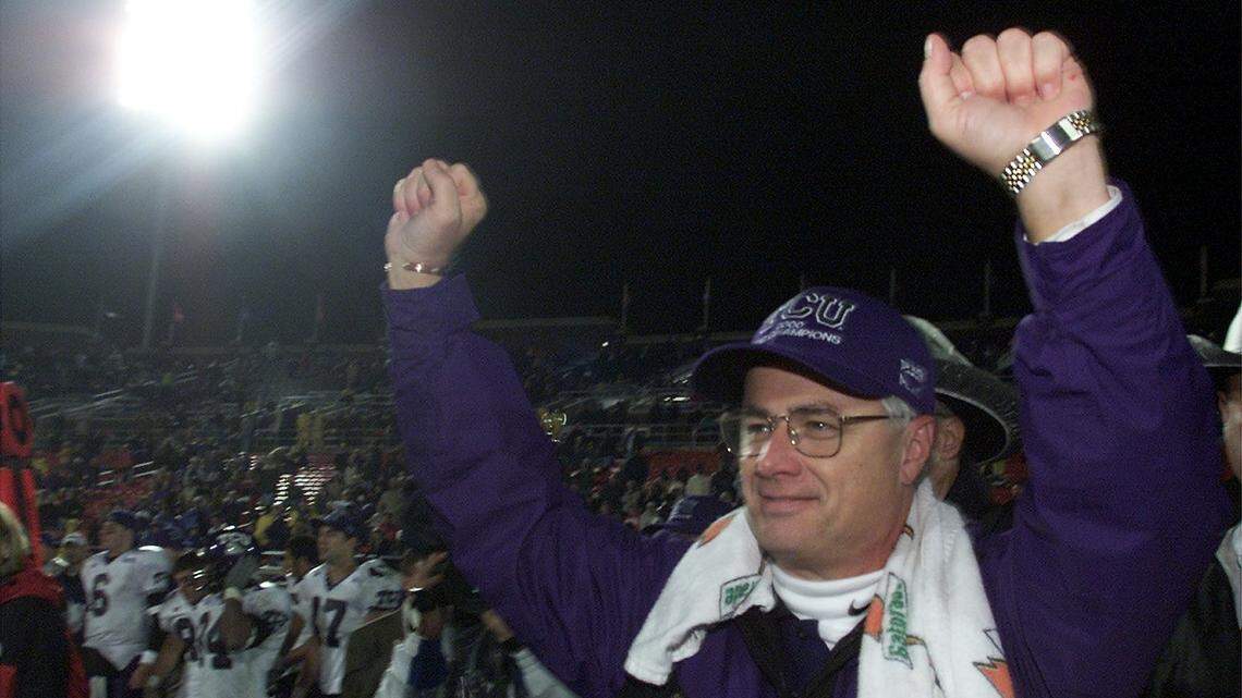 Coach who started TCU’s rise feels good about the Horned Frogs, and his health, too