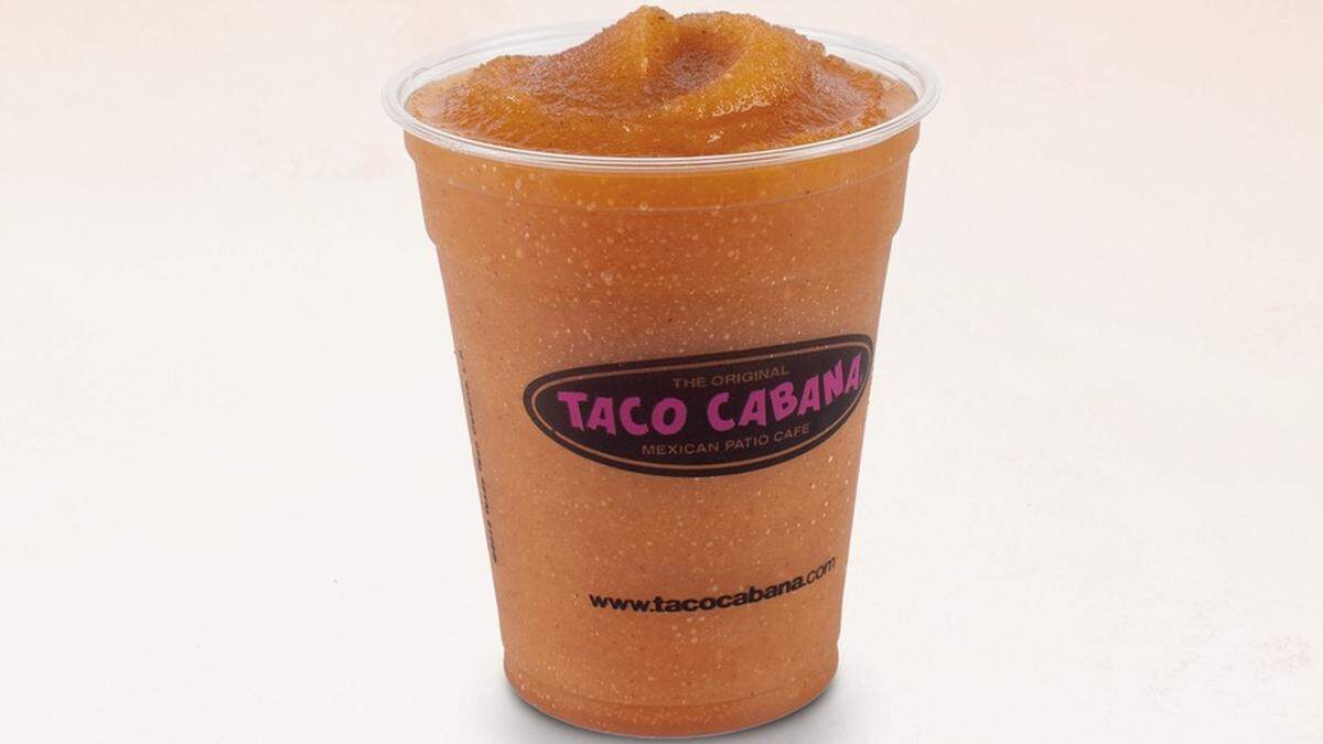 Taco Cabana is offering margaritas with Tajín chile-lime seasoning.