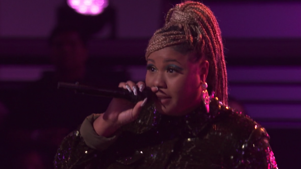 Brittany Bree won her battle round in Tuesday’s episode of “The Voice” to advance in the competition.