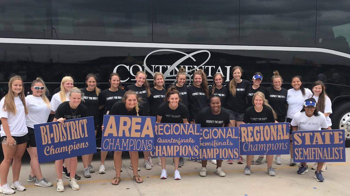Brock softball during its state send off, Tuesday May 28, 2019
