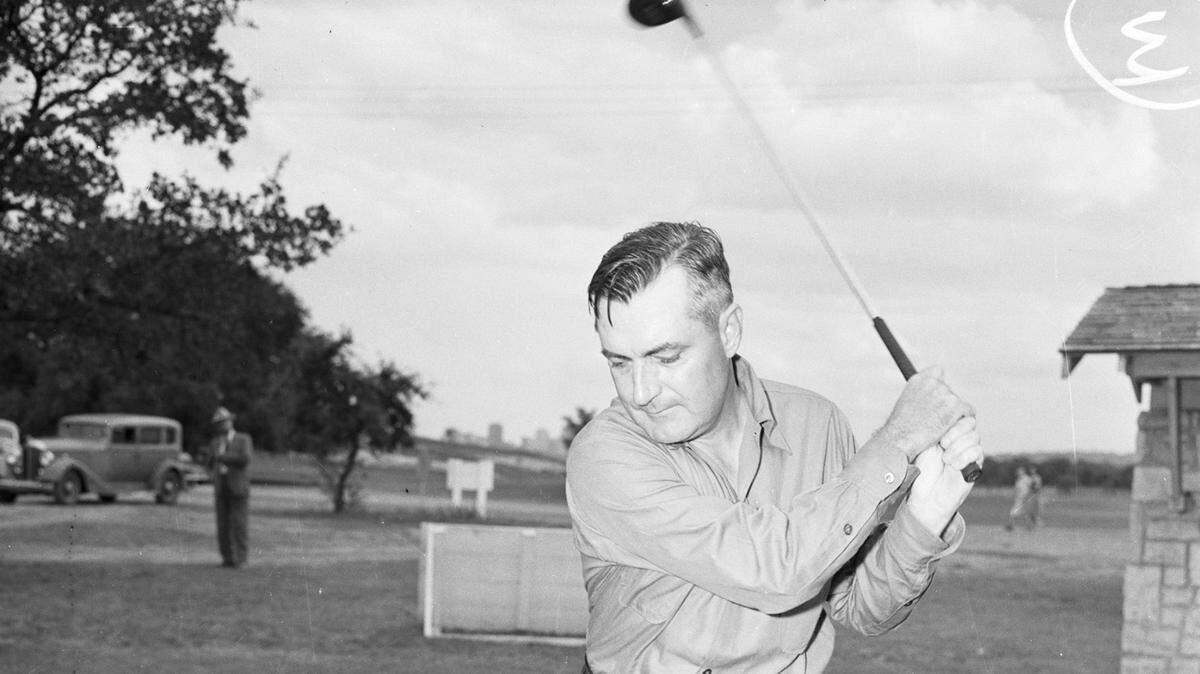 Marvin Shannon won the world’s blind golf championship at Rockwood golf course in 1941.