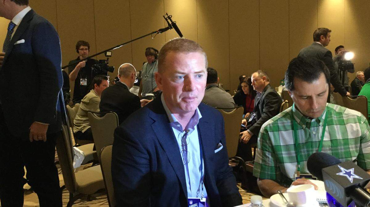 Cowboys coach Jason Garrett said the team's focus receivers in free agency is about improving the passing game and is not a referendum on Dez Bryant.