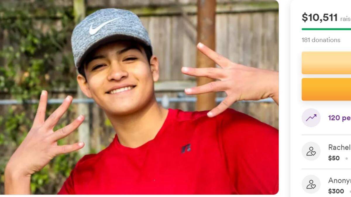 Brayan Alvarez, 17, of Lake Dallas was shot to death early Sunday in Denton County. A GoFundMe account has been established to help the family with funeral costs.