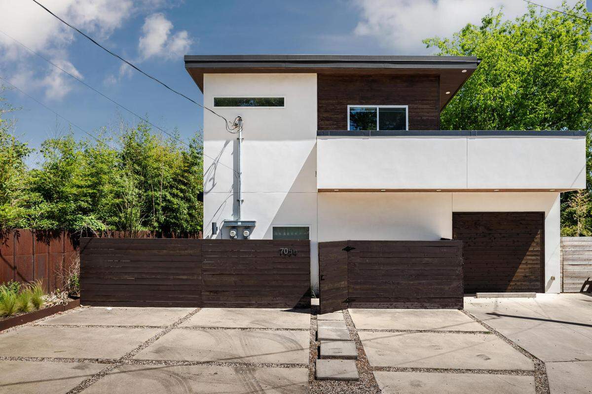 Rear of the house
