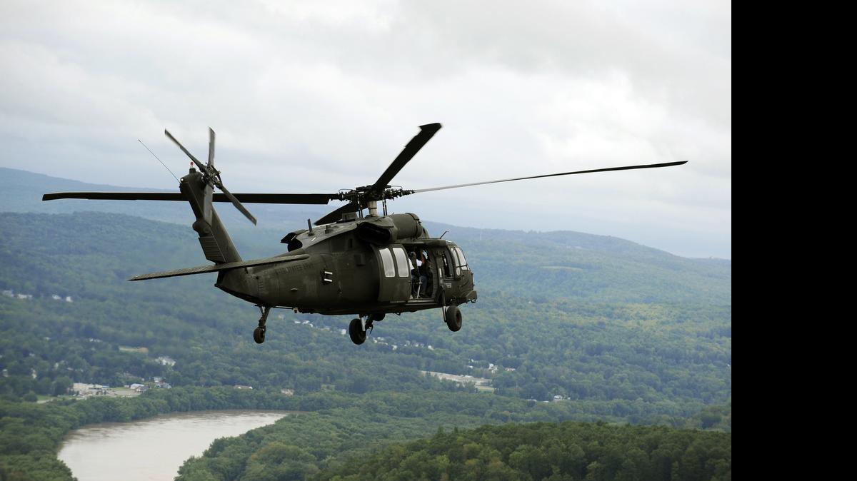 
Sikorsky produces the Blackhawk UH-60 helicopter. United Technologies is considering a sale or spinoff of the helicopter maker. 
