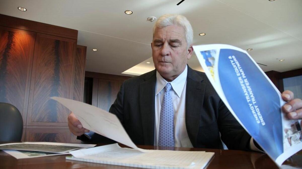 Energy Transfer Partners CEO Kelcy Warren will continue as chief executive officer after the company is acquired by Sunoco Logistics.