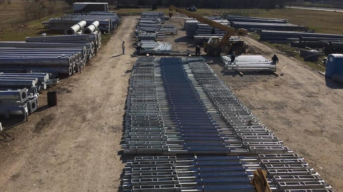 Falcon Steel provides fabricated products for utility poles, transmission towers and other industries from facilities in Haltom City, Euless and Kaufman.
