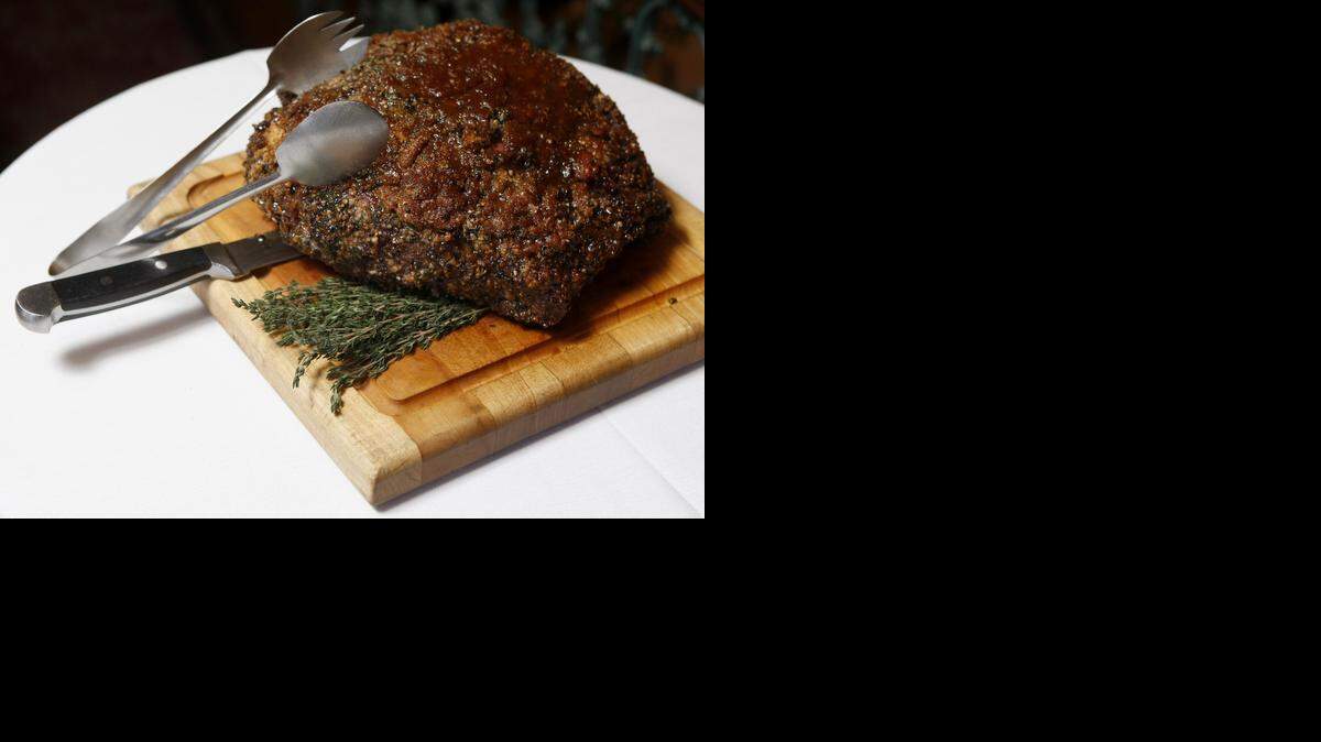 
The cracked pepper-brown sugar prime rib at Del Frisco’s in downtown Fort Worth. 
