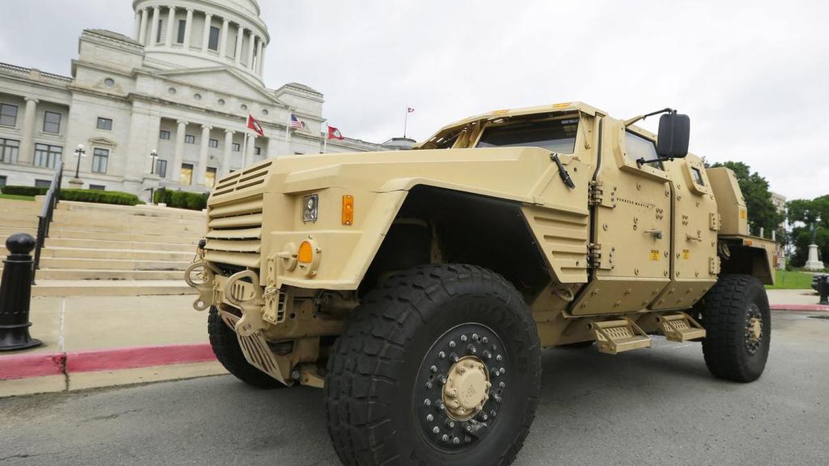 
Lockheed Martin’s Joint Light Tactical Vehicle, shown here in Little Rock, Ark., lost out to a vehicle produced by Wisconsin-based Oshkosh Corp. 
