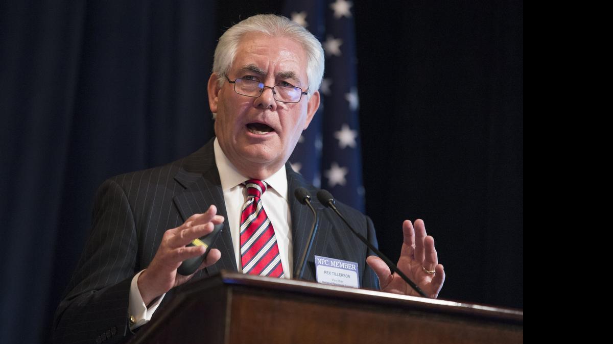 
Exxon Mobil CEO Rex Tillerson has said that oil prices will remain low over the next two years because of large global supplies and weak economic growth. 
