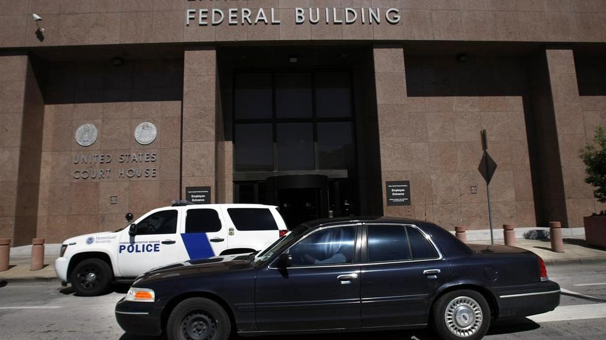 The Earle Cabell federal courthouse in Dallas.