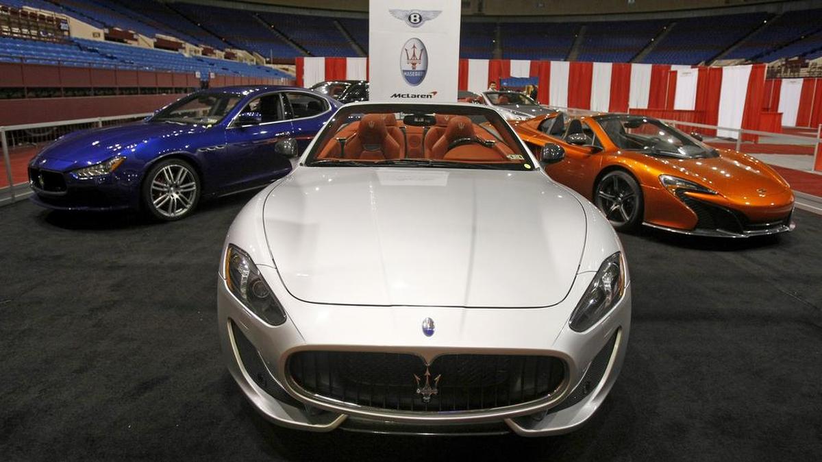 The Park Place Maserati dealership in Fort Worth recently shut its doors. In this picture a Maserati is on display at the 2014 DFW Auto Show at the Fort Worth Convention Center.