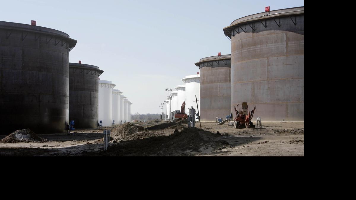 
Crude inventories stored in Cushing, Okla.,reached the highest level since 1930 but have fallen in the past two weeks. 
