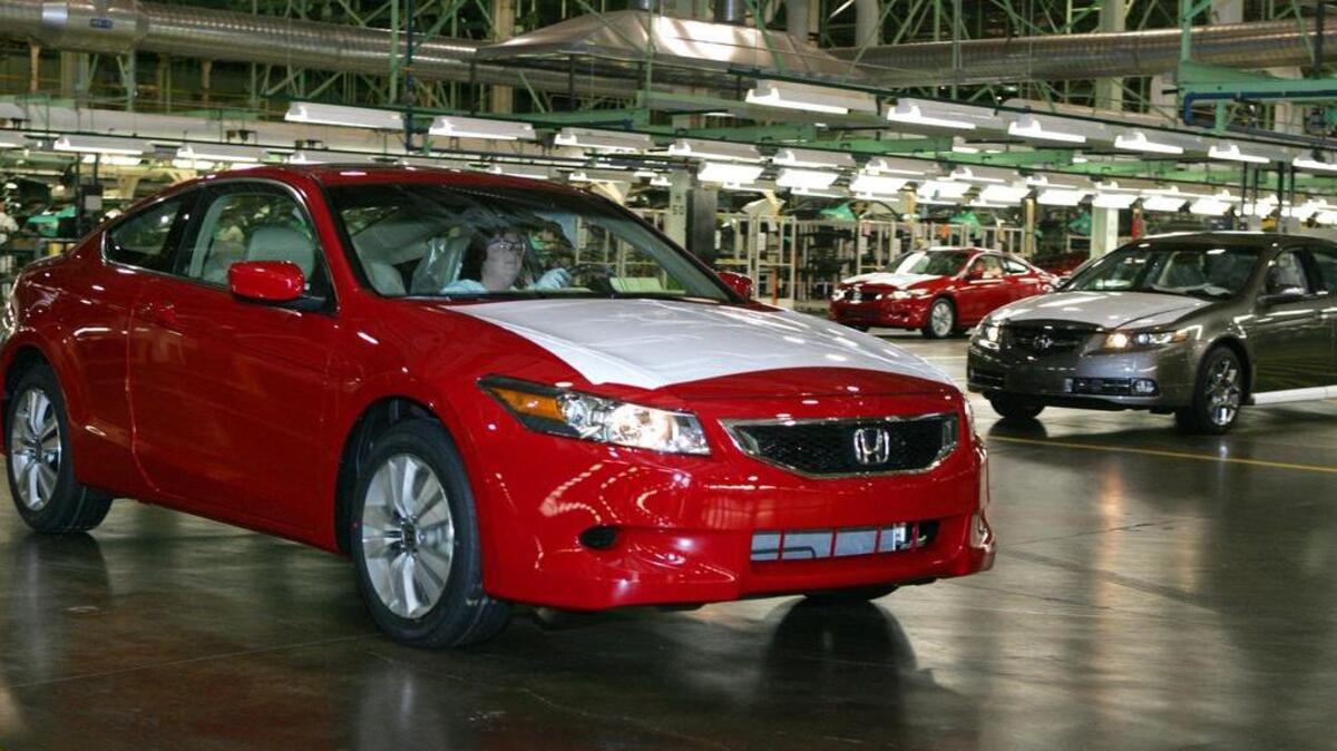 Continental Automotive Systems says in documents filed with the government, Thursday, Feb. 4, 2016, that moisture can get inside its air bag control computers, causing the power supplies to corrode and fail. This is a 2008 Honda Accord Coupe, which is involved in the latest recall action.