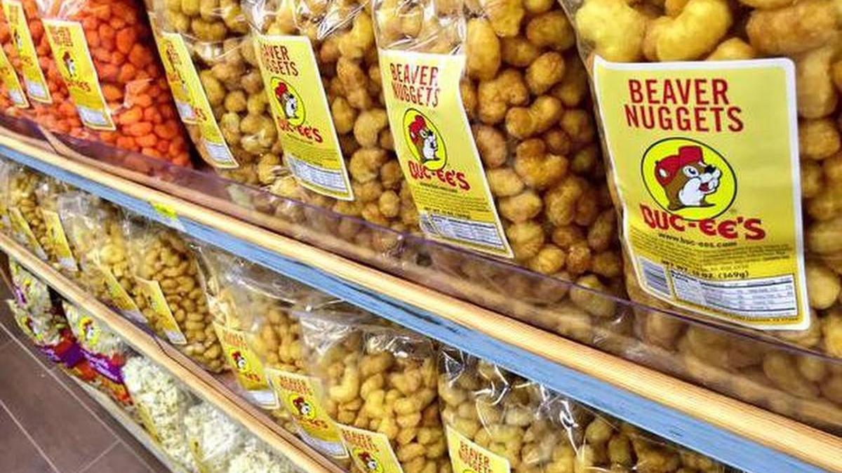 The Beaver Nuggets are perhaps Buc-ee’s best known snack food.
