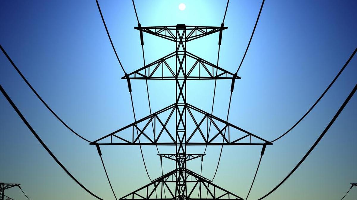 Vistra power lines in Texas.