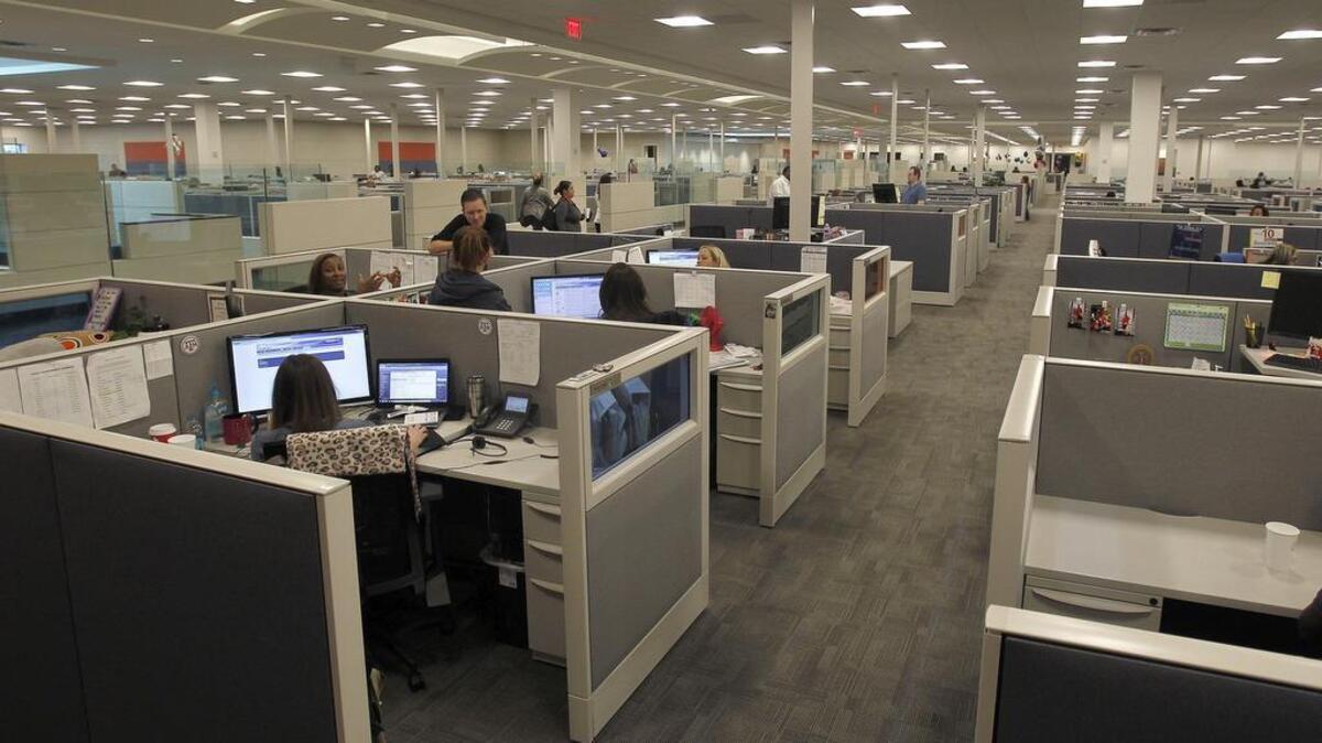 The new GM financial operations center in Arlington on Tuesday, Dec. 15, 2015.