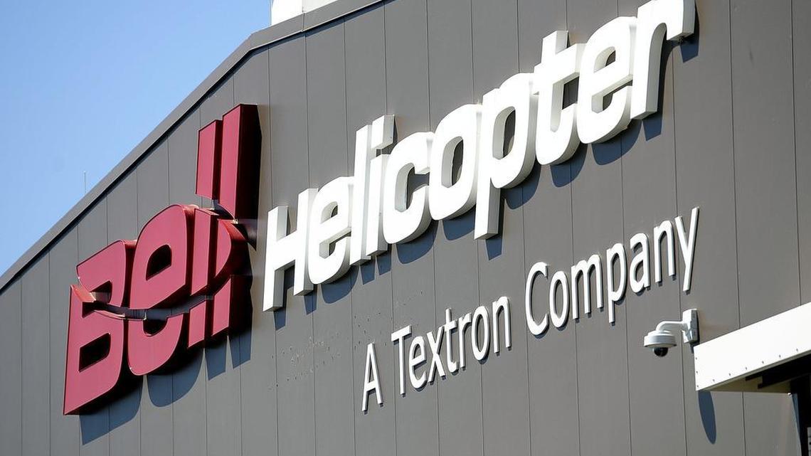 Bell Helicopter’s parent company, Textron, reported lower fourth quarter profits as it sold fewer commercial helicopters and private planes.