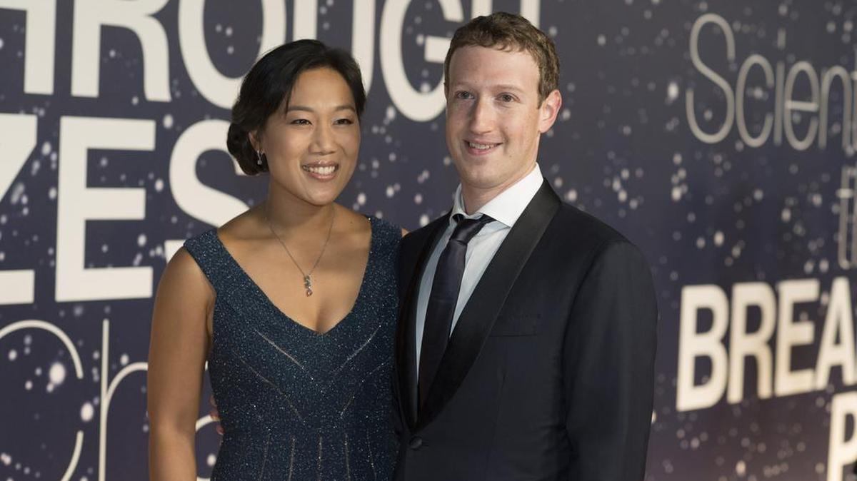 
 Priscilla Chan and Mark Zuckerberg arrive at the 2nd Annual Breakthrough Prize Award Ceremony at the NASA Ames Research Center in Mountain View, Calif. Zuckerberg and his physician wife, Chan, are expecting a baby. The co-founder of the world's largest social network used a Facebook post Friday, July 31, 2015, to announce that Chan is pregnant with a healthy baby daughter. He didn't say when the baby is due.
