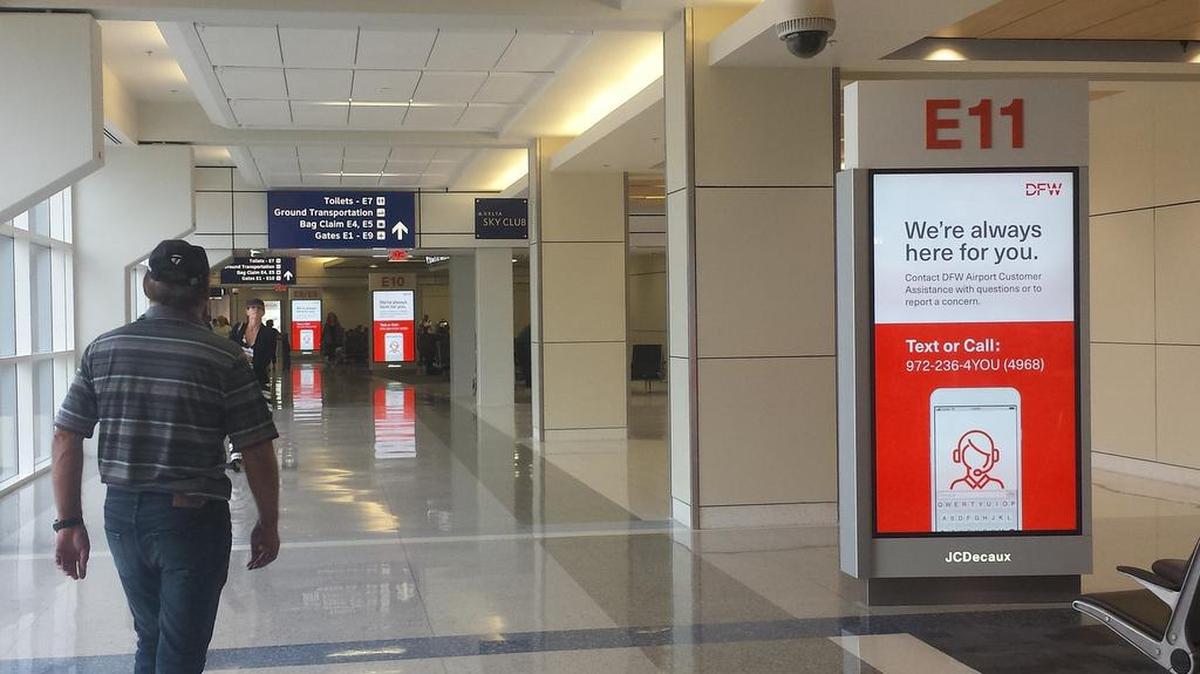An archive photo of DFW Airport. A Fort Worth family returned from a trip to find their brand new vehicle had been stolen from a Dallas-Fort Worth International Airport parking garage early Wednesday.