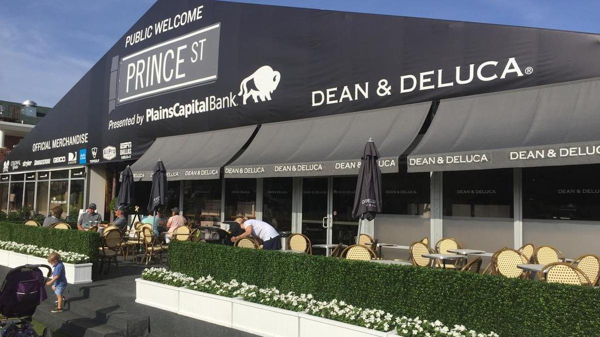 Dean & Deluca has a pop-up store selling food, beverages and gifts at Colonial Country Club this week.