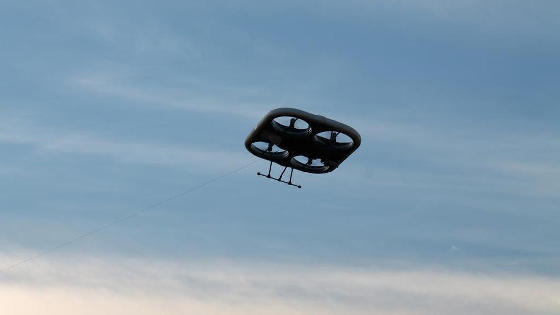 Aero Kinetics developed and built a number of drones, including this quad-copter.