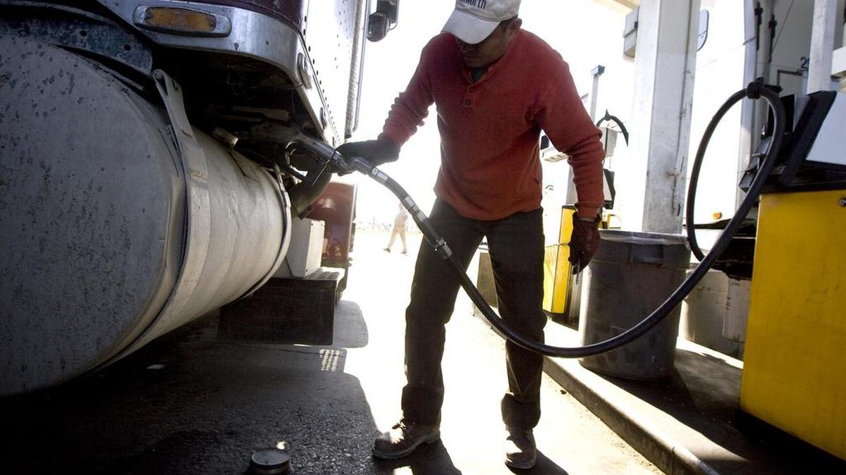 On Friday, the national average price for diesel fell for the 81st day in a row to hit $2.06 a gallon — a whopping 43 cent per-gallon decline.