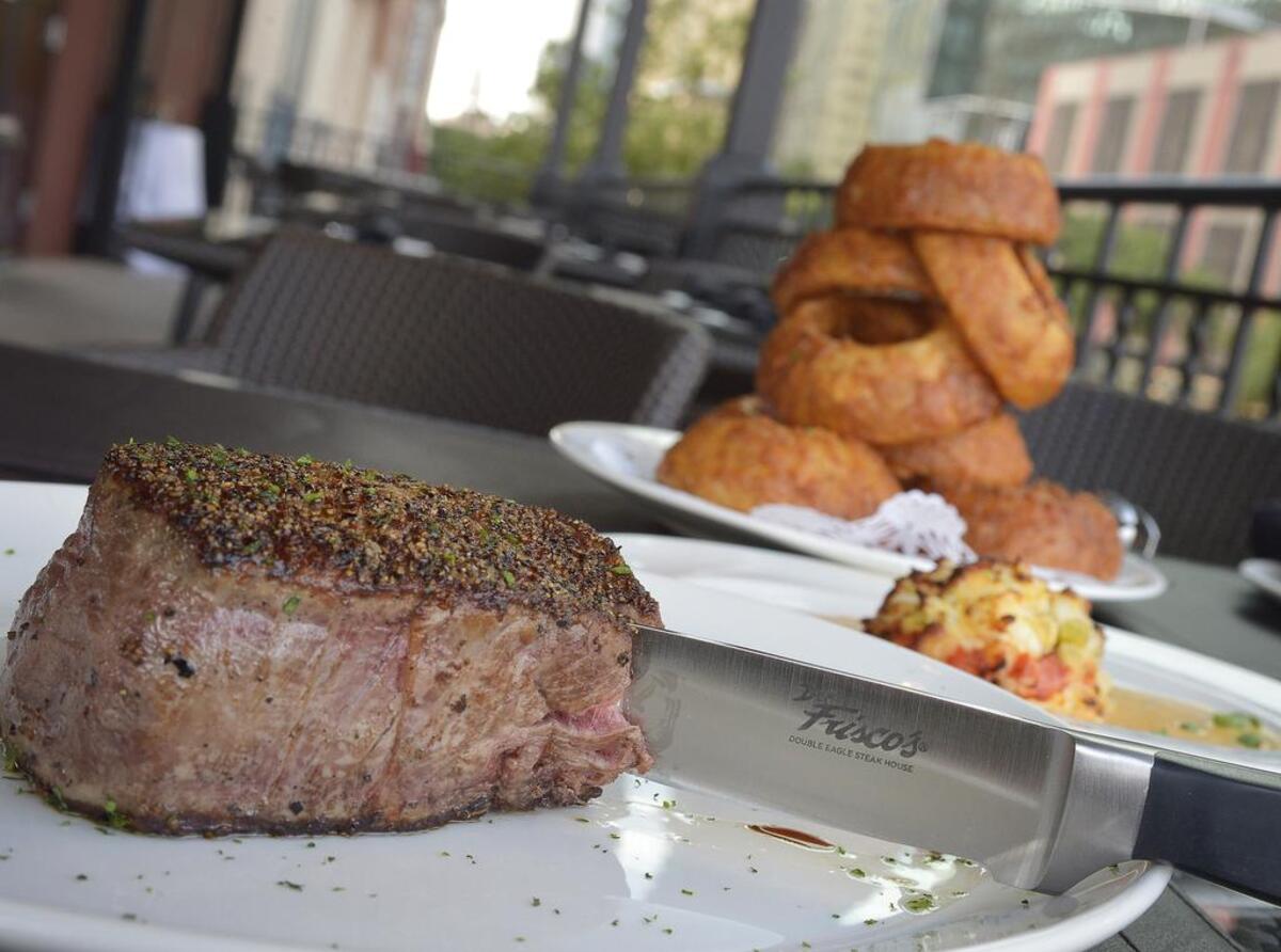 Del Frisco’s operates both a Double Eagle Steak House and a Grille in downtown Fort Worth.