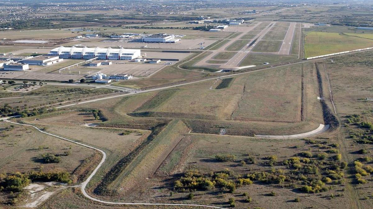 
The new north extension of Alliance Airport in November.
