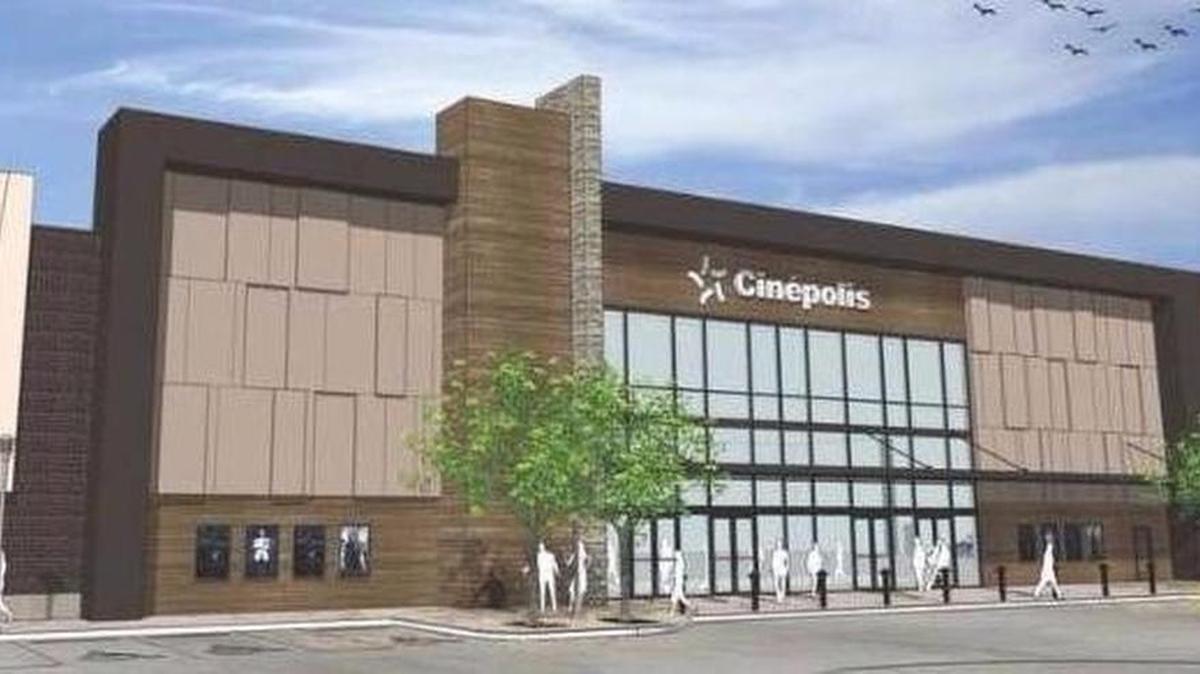 A rendering of a Cinépolis theater. The chain plans a 52,000-square-foot, 12-screen theater for Euless’ Glade Parks center.