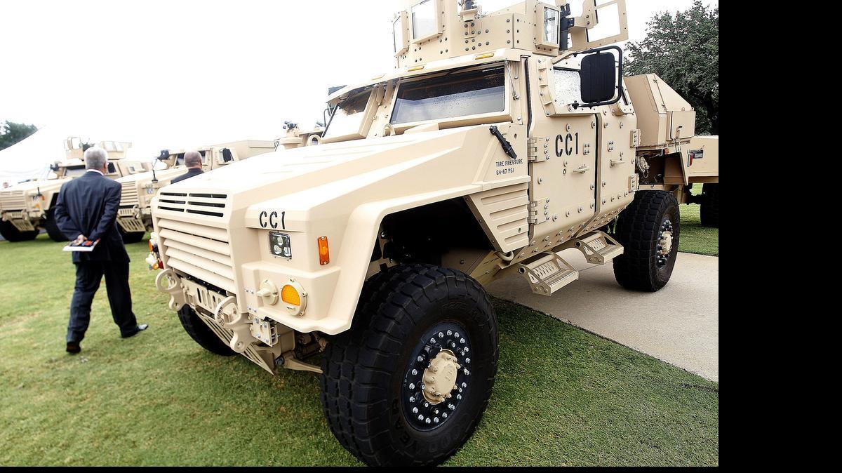 
Lockheed Martin’s Joint Light Tactical Vehicles, developed at Lockheed’s Missiles and Fire Control facility in Grand Prairie, is competing for a military contract to replace the Humvee. 
