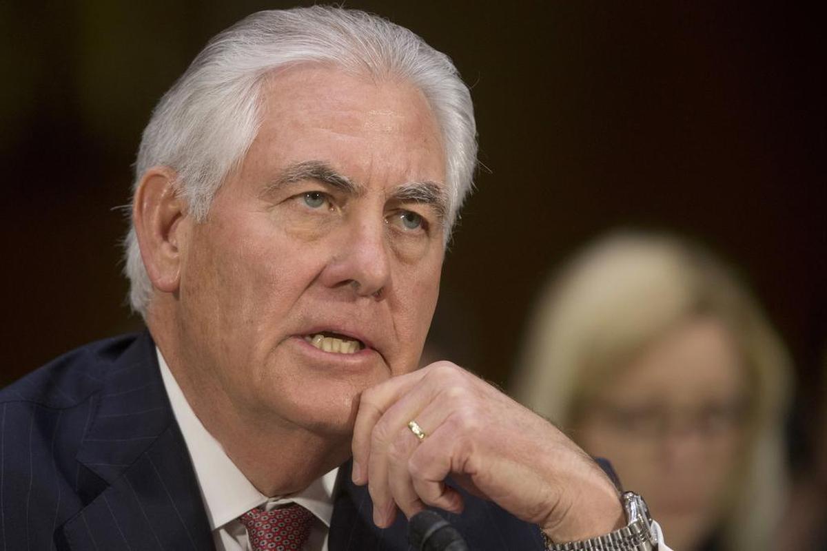Fomer Exxon Mobil CEO now Secretary of State Rex Tillerson