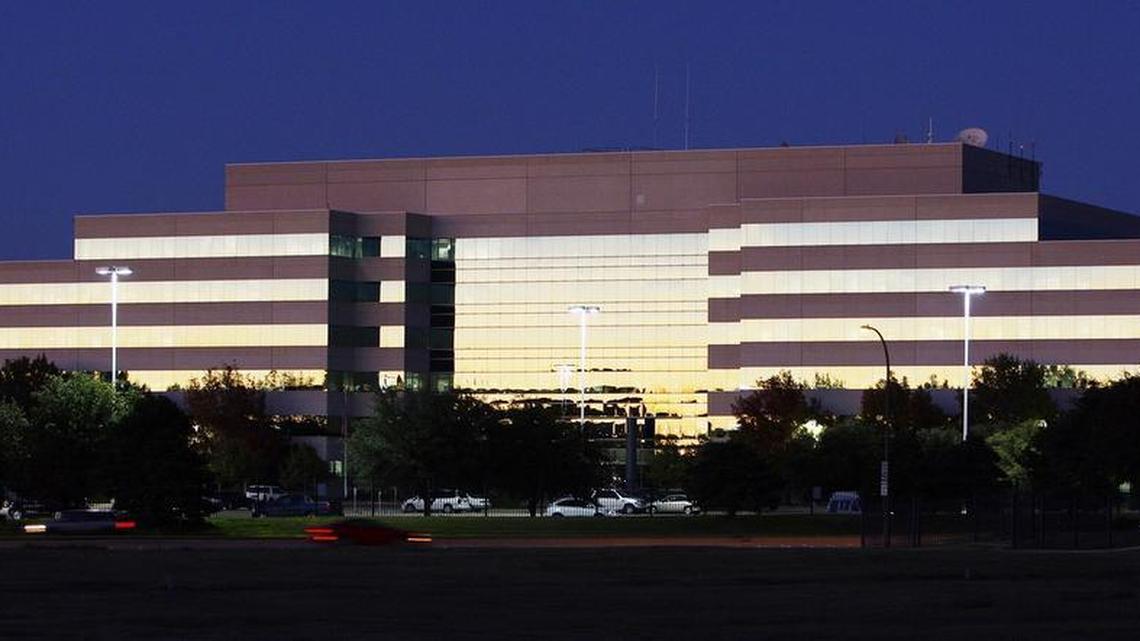 The FAA regional headquarters building photographed in 2009.