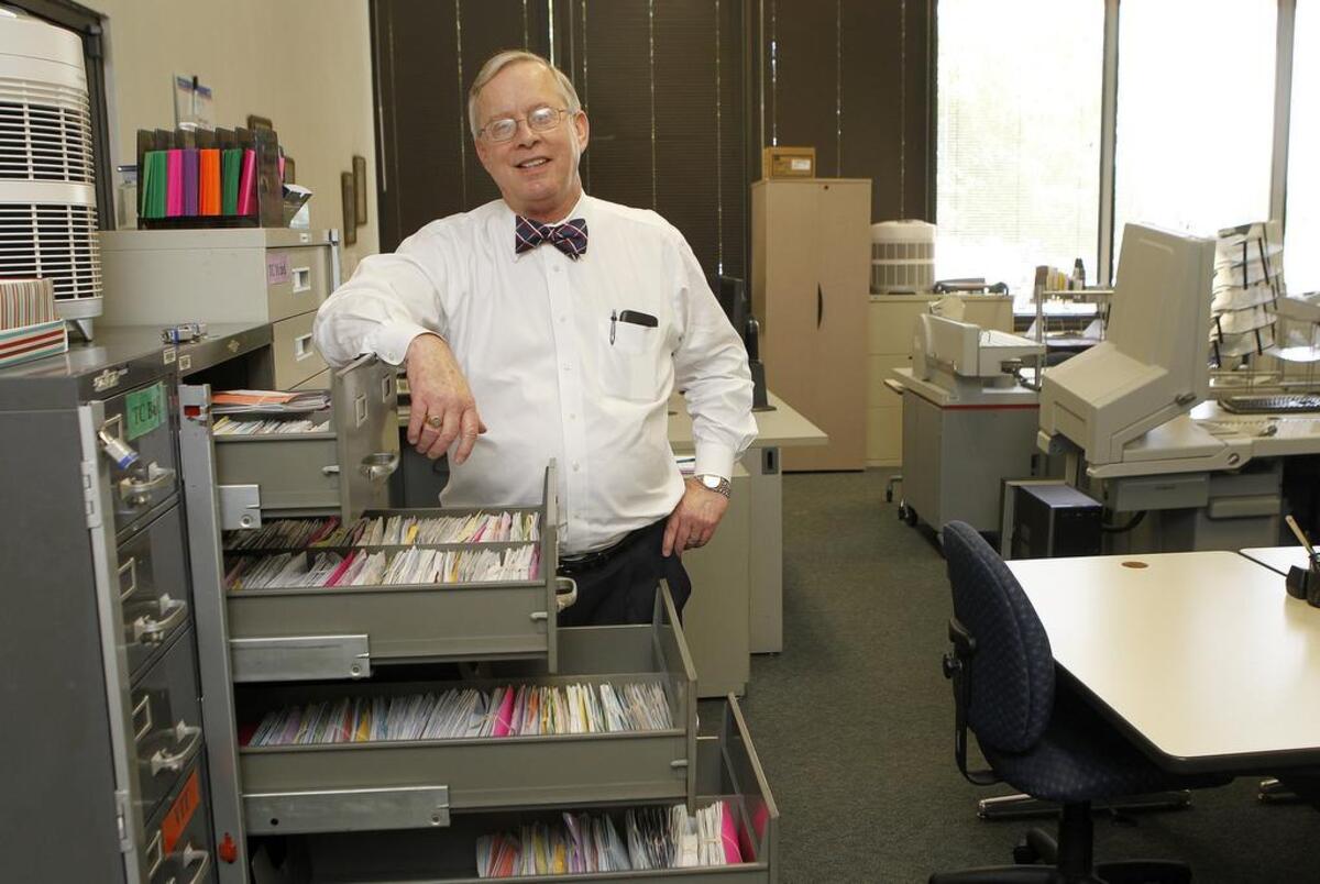 Tax assessor collector Ron Wright at the Tarrant County Administration Office in Fort Worth.The office will issue refunds to those who tried to prepay their 2018 property taxes early.