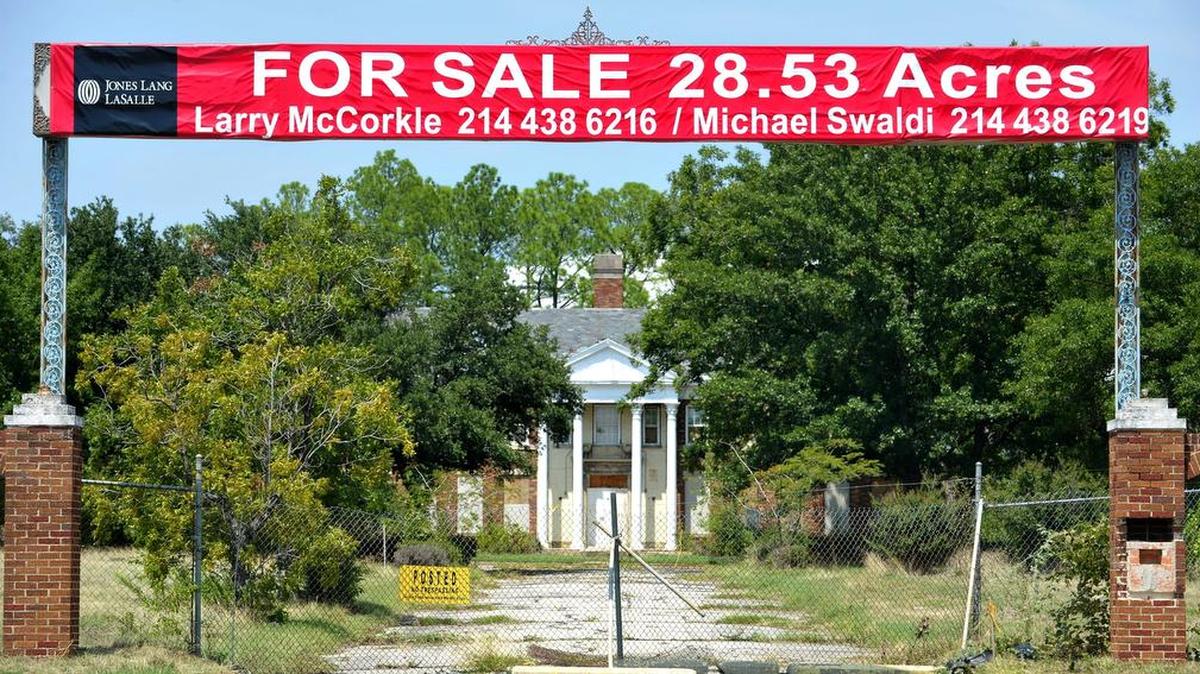 
The Eastern Star Home, demolished two years ago, was sold at auction in June. 
