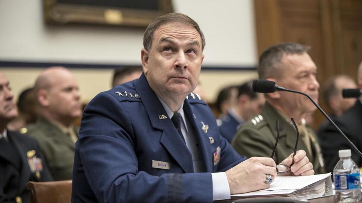 Air Force Lt. Gen. Chris Bogdan has been direvctor of the Pentagon’s F-35 Joint Program Office since 2012.