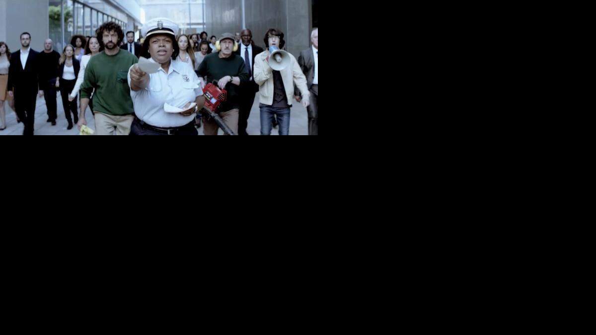 
This image provided by Carnvial Cruise Lines shows a portion of the company's television ad scheduled to run during Super Bowl XLIX on Sunday. Carnival is trying to boost the image of cruises with its first ever Super Bowl ad after several years of bad publicity from illnesses on cruise ships and the sinking of the Costa Concordia wreck in 2012. 
