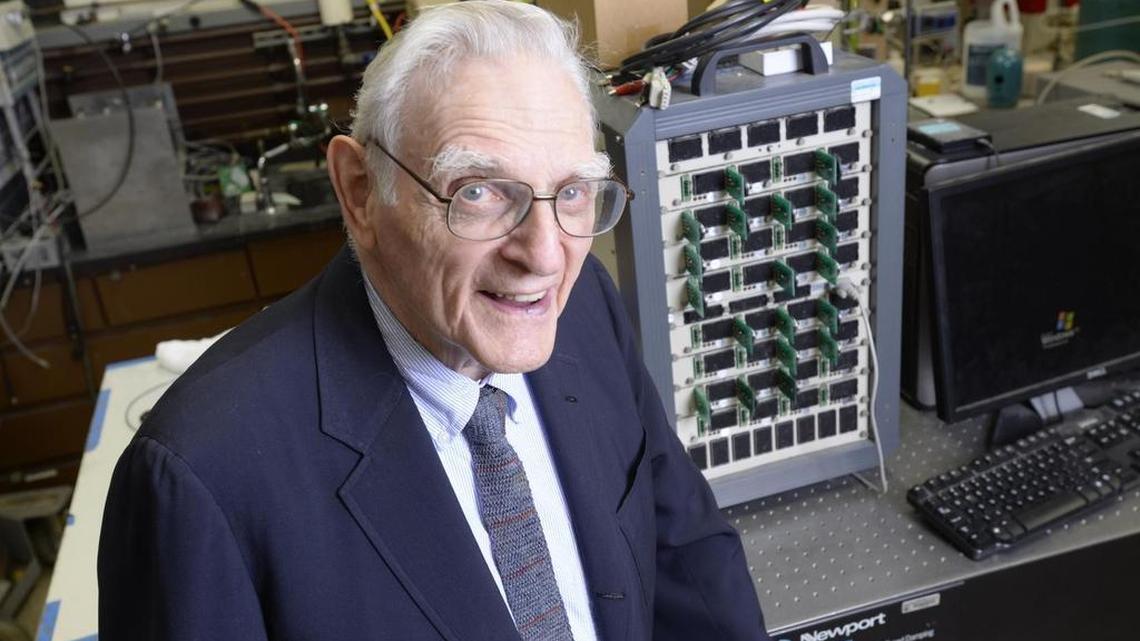 UT’s John Goodenough, inventor of the lithium-ion battery, led a team of engineers in what’s being called a “breakthrough” in battery technology.
