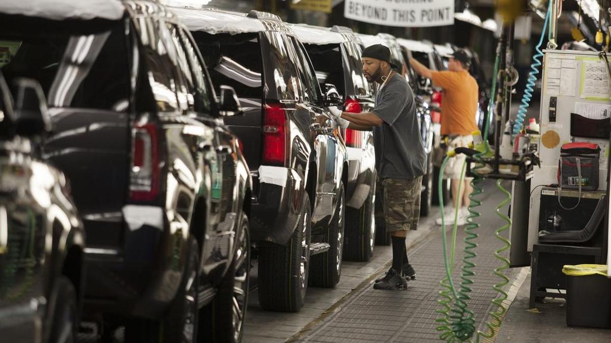 General Motors builds large sport utility vehicles at its Arlington Assembly Plant.