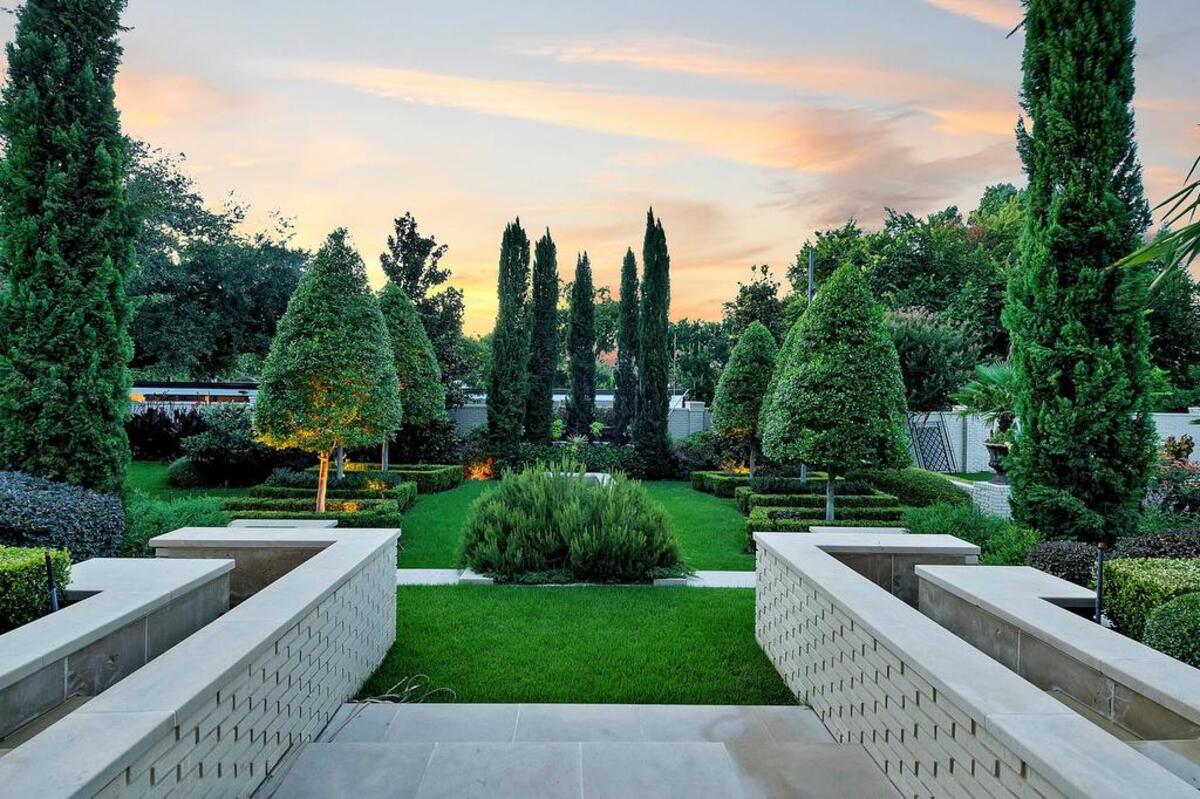 The current owners say they spent $500,000 on lush landscaping at the Baldridge Estate.