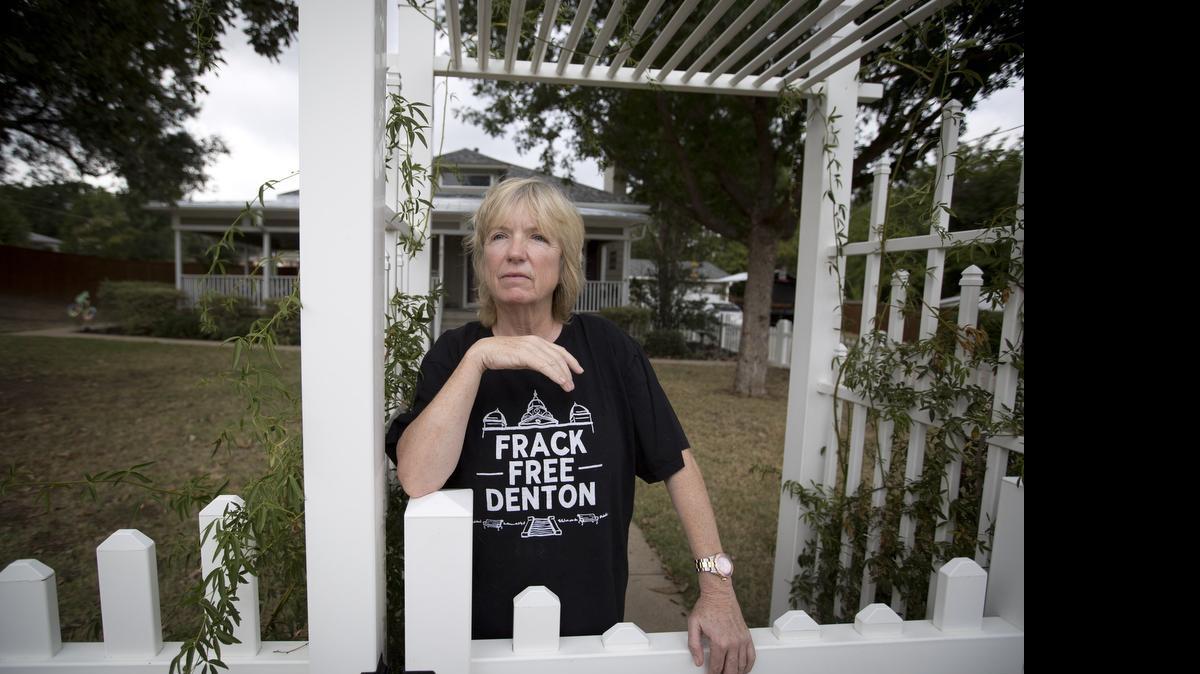 
Grassroots activist Cathy McMullen, who led a push to ban fracking in Denton, says there is nothing city officials can do.
