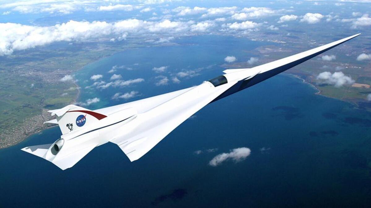 Lockheed Martin’s Quiet Supersonic Technology (QueSST) concept’s unique design would allow it to separate the shocks and expansions associated with supersonic flight, resulting in a soft thump rather than a disruptive bang.
