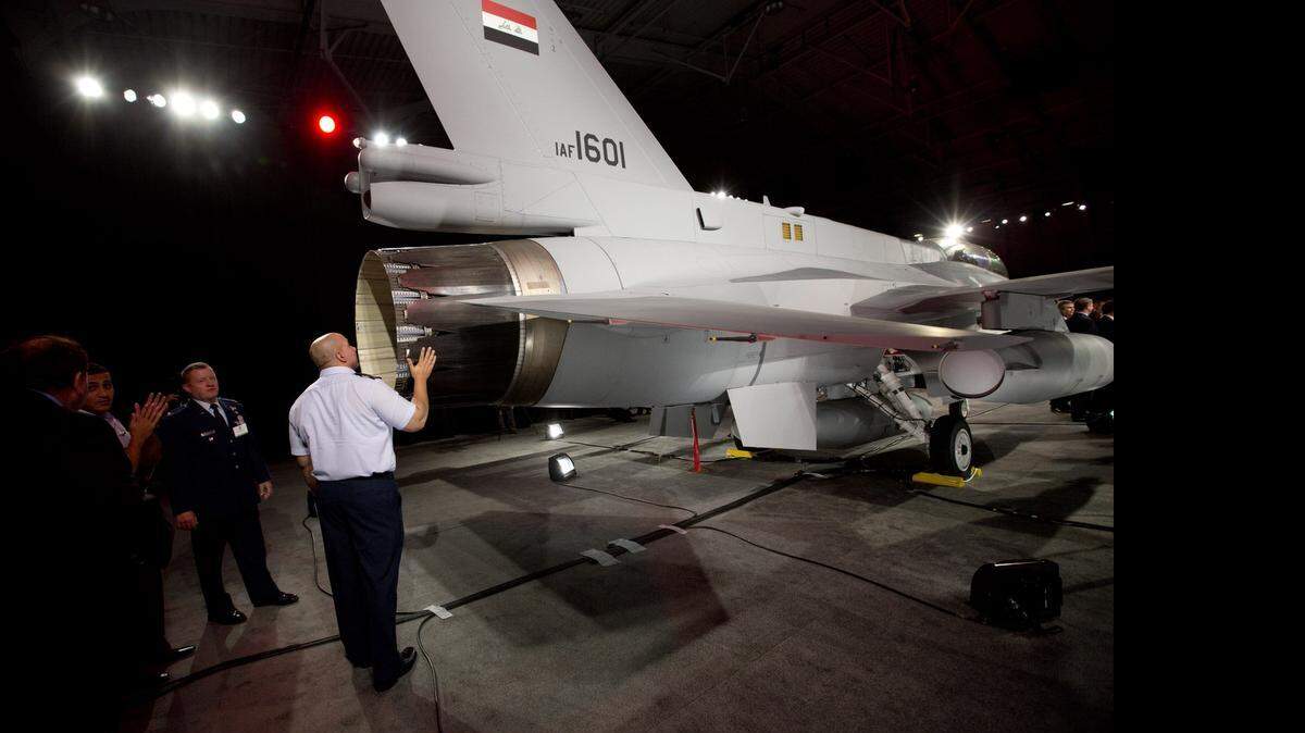 
Iraqi Air Force pilots were in Fort Worth last June when Lockheed Martin rolled out its first F-16 built for Iraq. 
