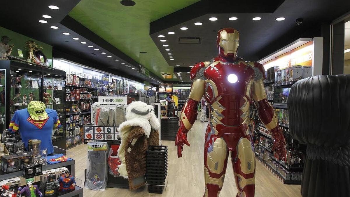 Nearly half of GameStop’s third quarter profit came from new businesses including collectibles at this ThinkGeek store at North East Mall in Hurst.