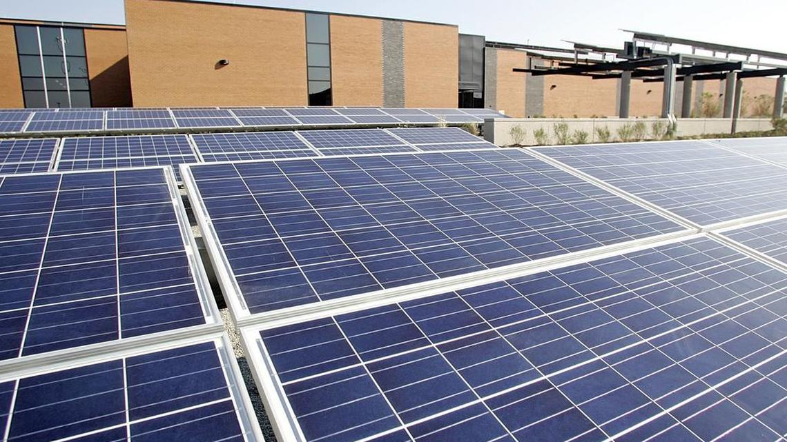 
The ground outside the Novartis Data Center, as well as the parking covering, holds solar panels that can provide enough electricity to power almost 30 average size homes. Rainwater is also harvested for irrigation and toilet flushing. 
